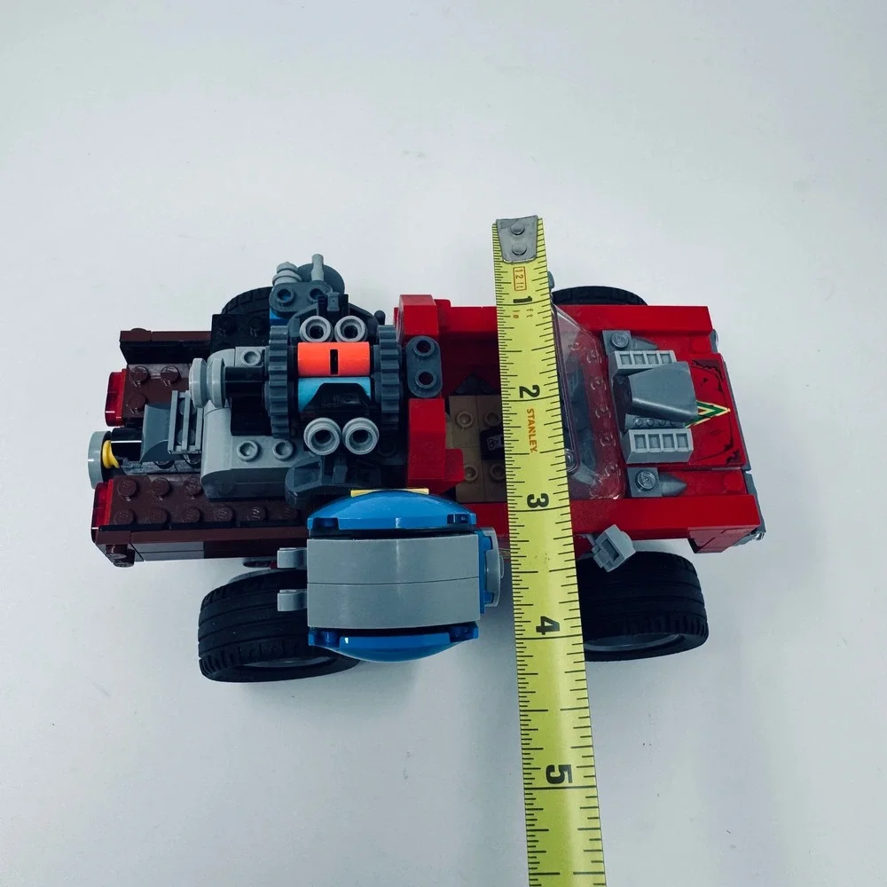 LEGO Building Set Kids Red El Fuego Stunt Truck 70421 Hidden Side Incomplete